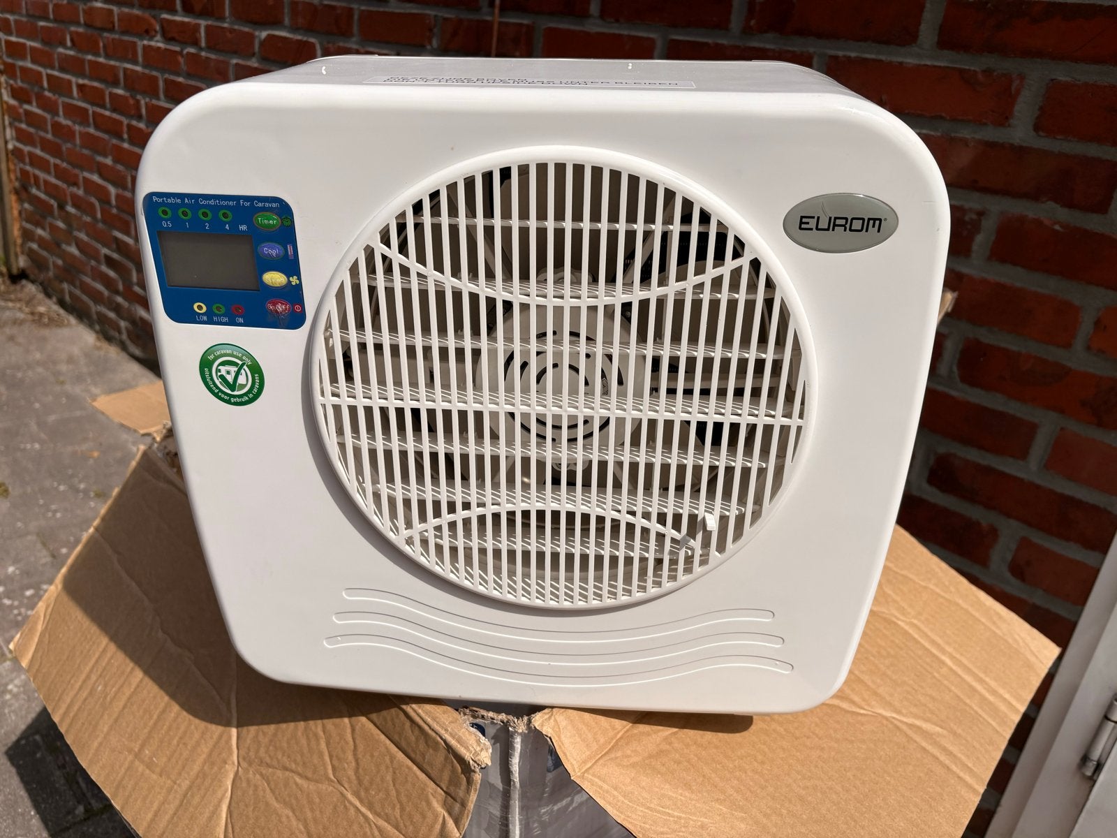 Eurom Caravan Airco AC2401 - Goed werkend!, Ophalen, Gebruikt, Minder dan 60 m³, Timer