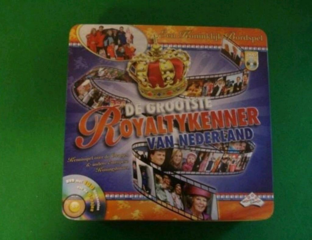 Spel De grootste Royaltykenner van Nederland met DVD Nieuw!, Drie of vier spelers, Ophalen of Verzenden, Nieuw