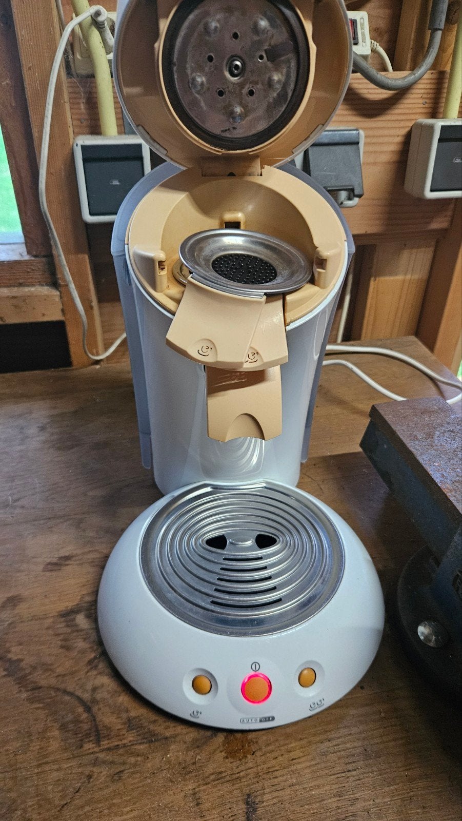 Philips Senseo Koffiezetapparaat - Wit/Beige, Koffiepads en cups, Gebruikt, Koffiemachine, Ophalen of Verzenden