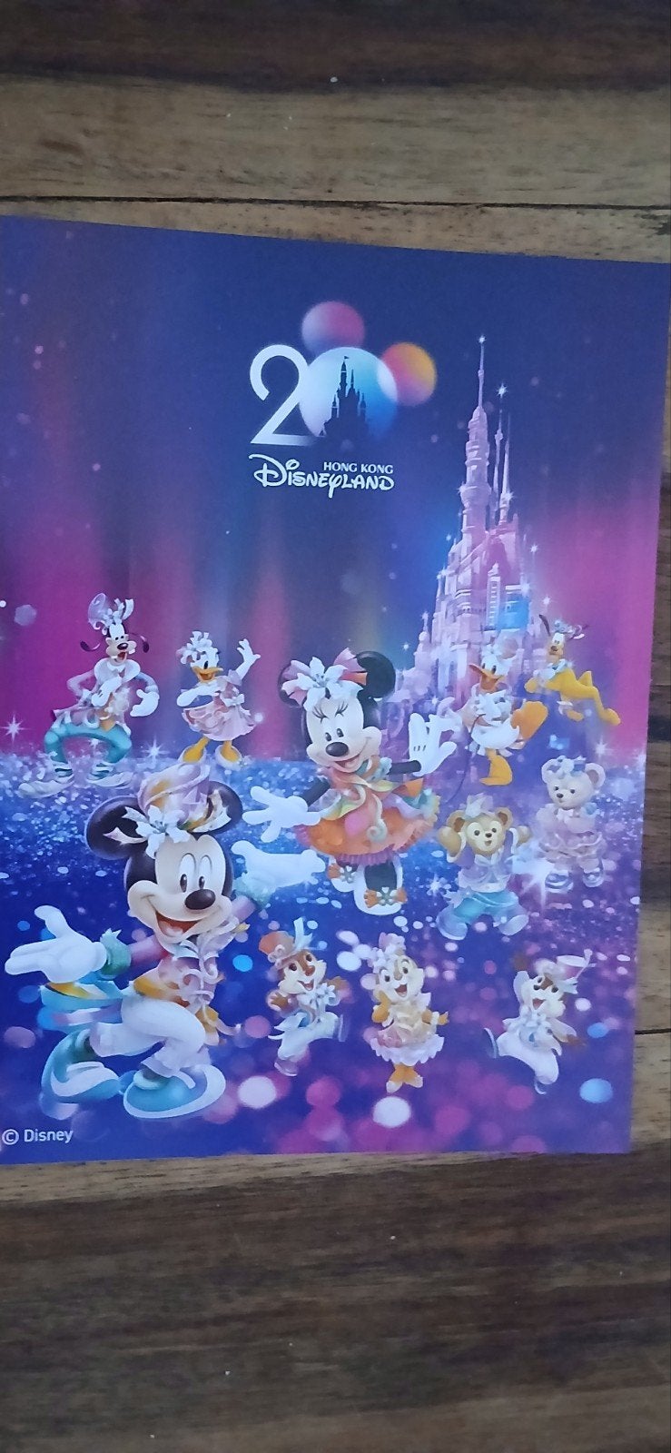 Hong Kong Disneyland 20th Anniversary Kaart, Ophalen of Verzenden, 1980 tot heden, Ongelopen, Overijssel