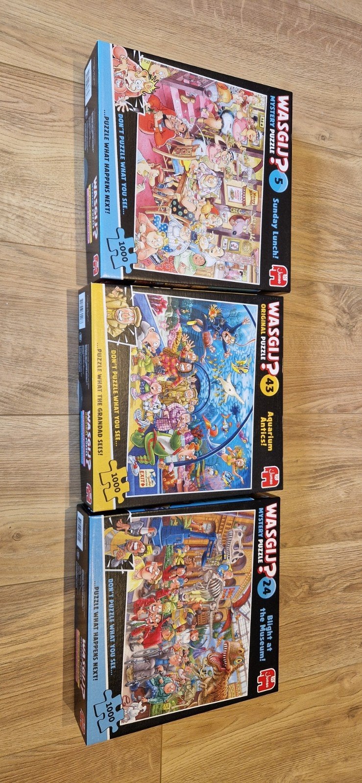 Wasgij? Puzzels - Mystery en Original (3 stuks), Ophalen of Verzenden, 500 t/m 1500 stukjes, Zo goed als nieuw, Legpuzzel