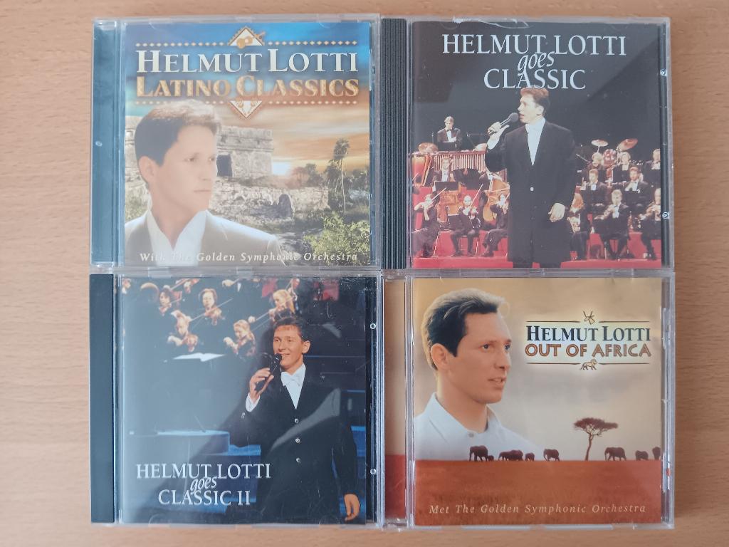 4 zeer mooie originele cd's van Helmut Lotti, Ophalen, Gebruikt