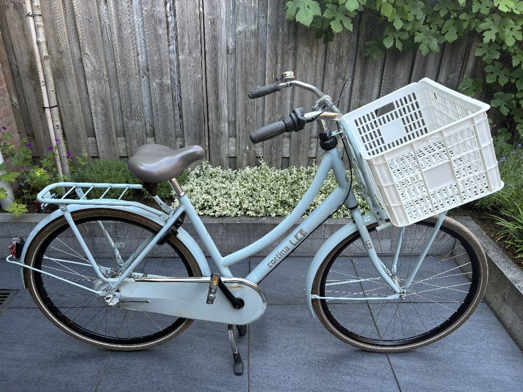 Cortina U4 transportfiets, Fietsen en Brommers, Fietsen | Dames | Damesfietsen, Terugtraprem, Gebruikt, Versnellingen, 50 tot 53 cm