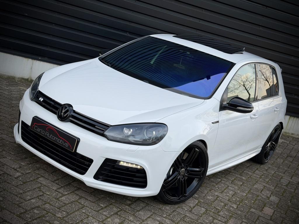 Volkswagen Golf 2.0 R 4-Motion DSG|KUIP|DAK|DYNAUD|CAMERA|LE, Auto's, Gebruikt, 4 cilinders, 1984 cc, Wit
