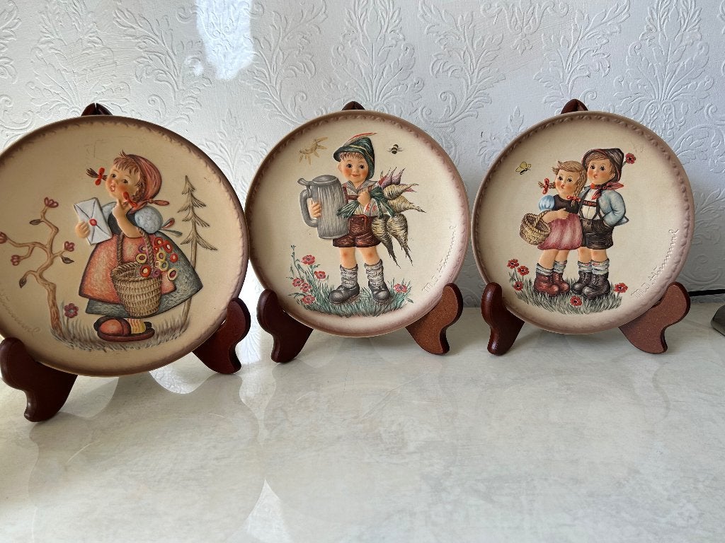Drie exclusieve M.J Hummel wandborden 1989/1991, Ophalen of Verzenden