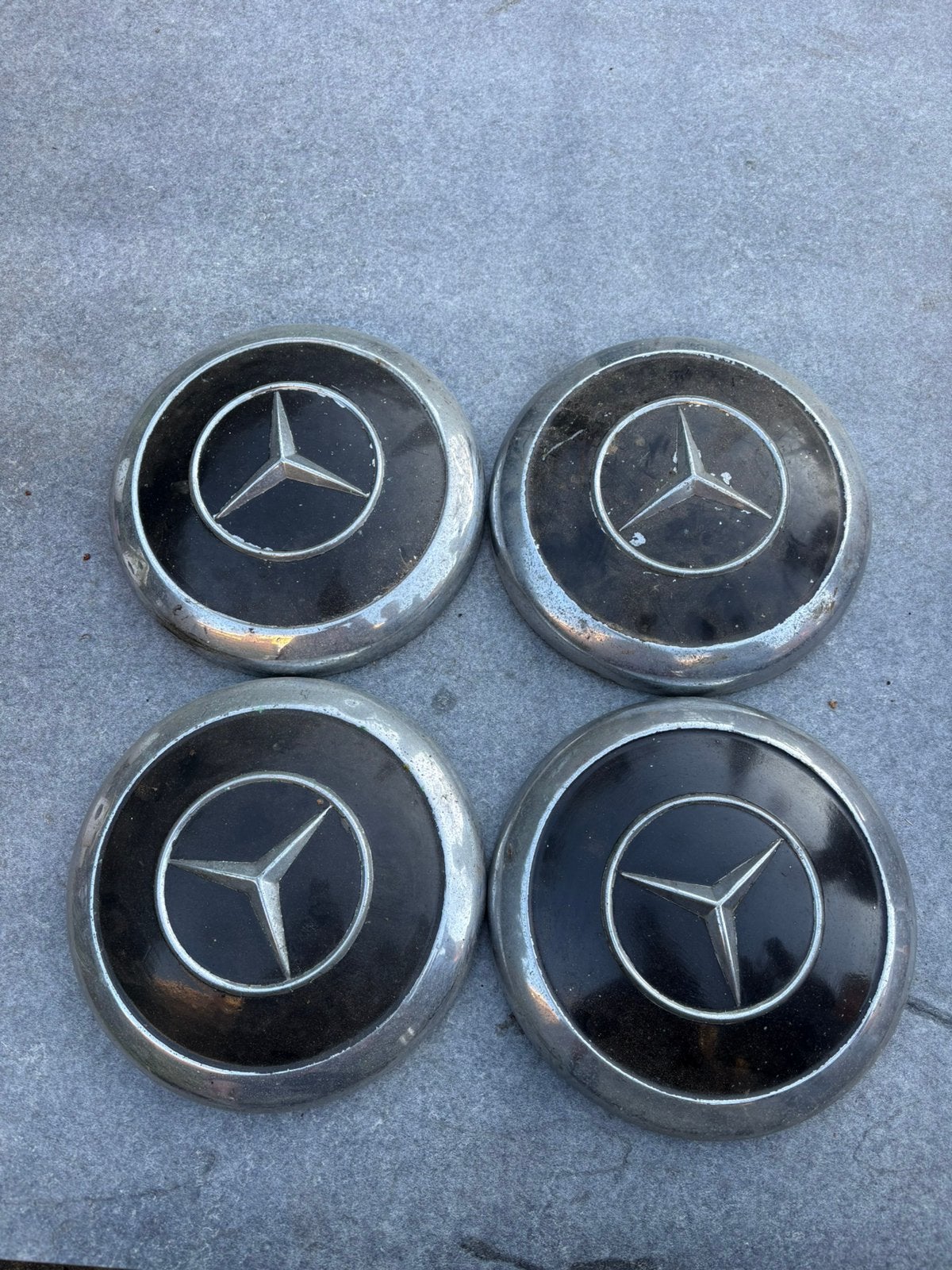 Wieldoppen Mercedes oldtimer, Ophalen of Verzenden, Gebruikt