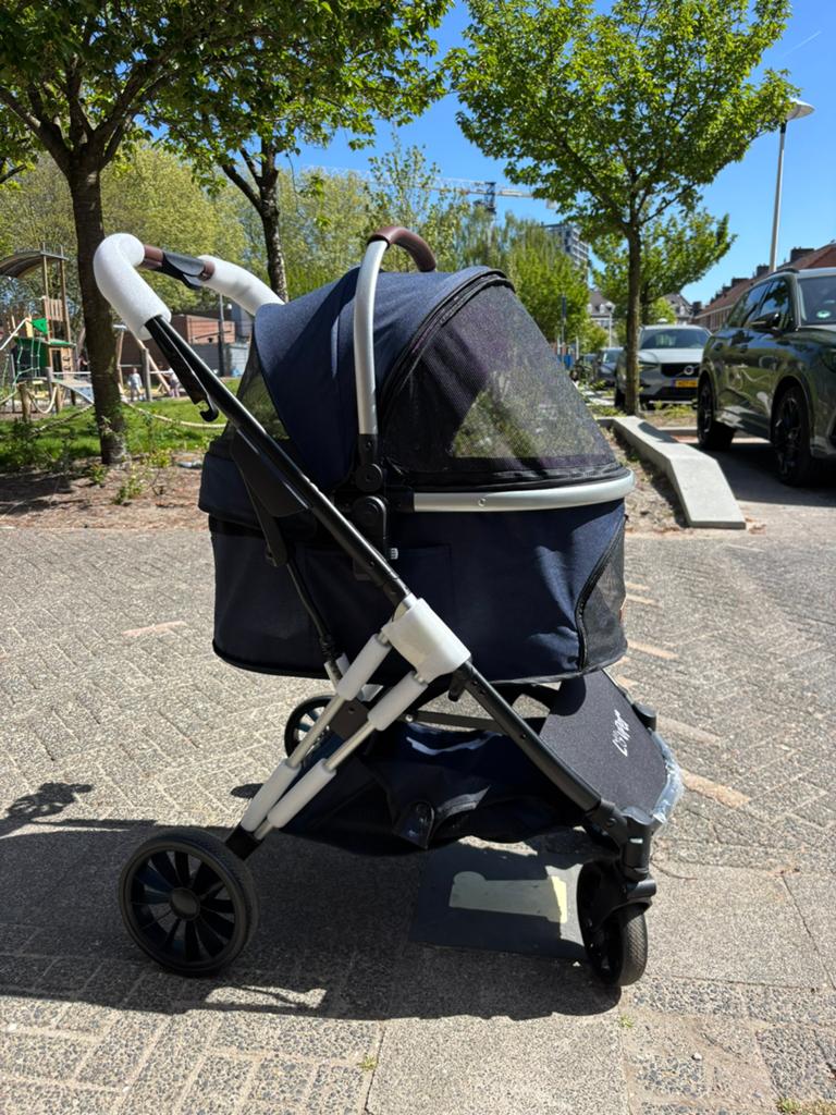LovPet 3-in-1 hondenbuggy / trolley / draagtas, Ophalen, Zo goed als nieuw
