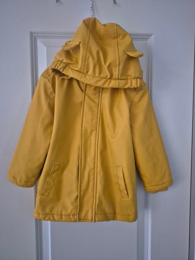 Hema jas regenjas geel maat 98 met kleine voering binnen, Jongen of Meisje, Nieuw, Ophalen of Verzenden, Hema
