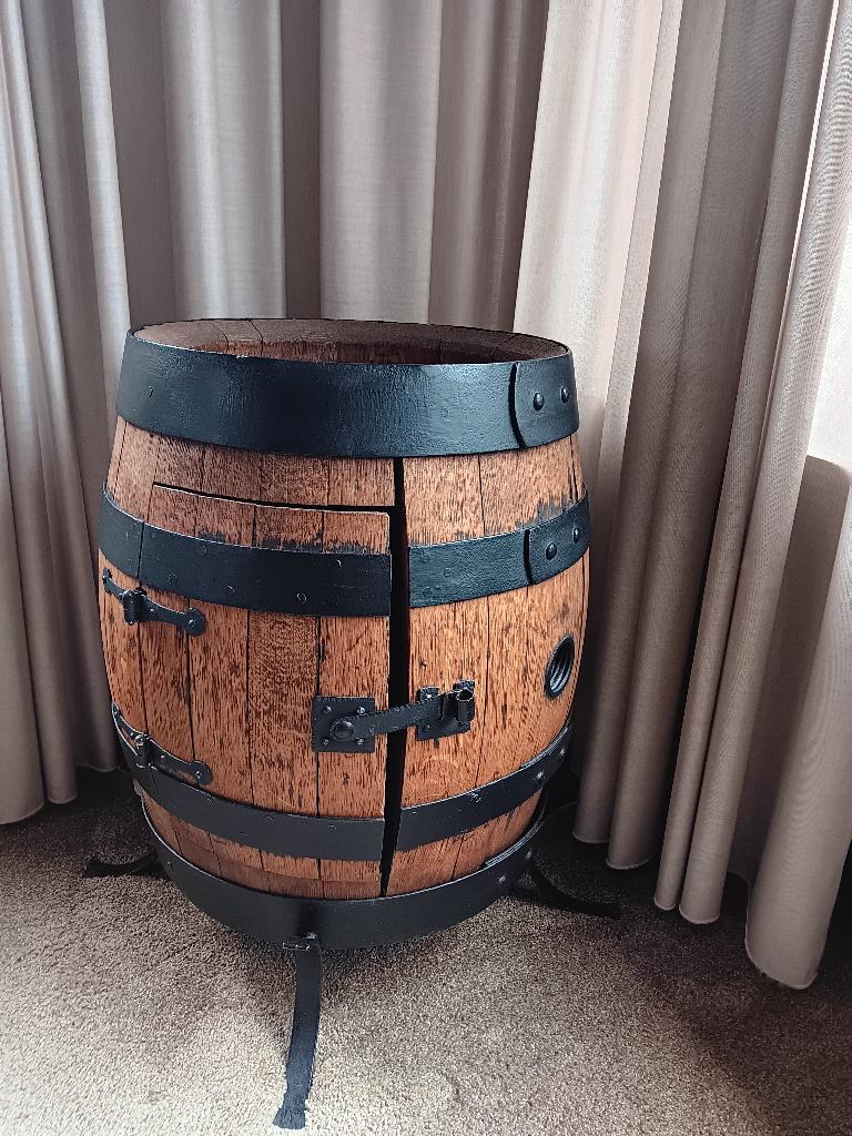 Wijnvat, Tuin en Terras, Regentonnen, 75 tot 150 liter, Ophalen, Gebruikt, Hout