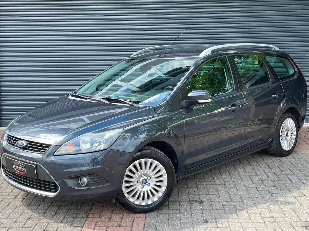 Ford Focus Wagon 1.8 Limited Navi | Climate Control | Cruise, Auto's, Euro 5, Gebruikt, Zwart, 4 cilinders