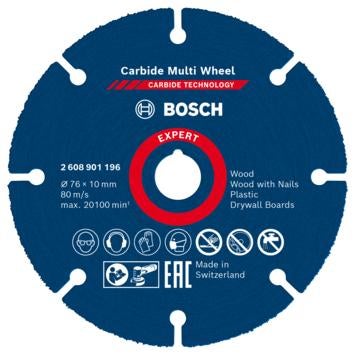 Bosch Prof slijpschijf carbide multi wheel 76mm, Ophalen of Verzenden, N, N, N