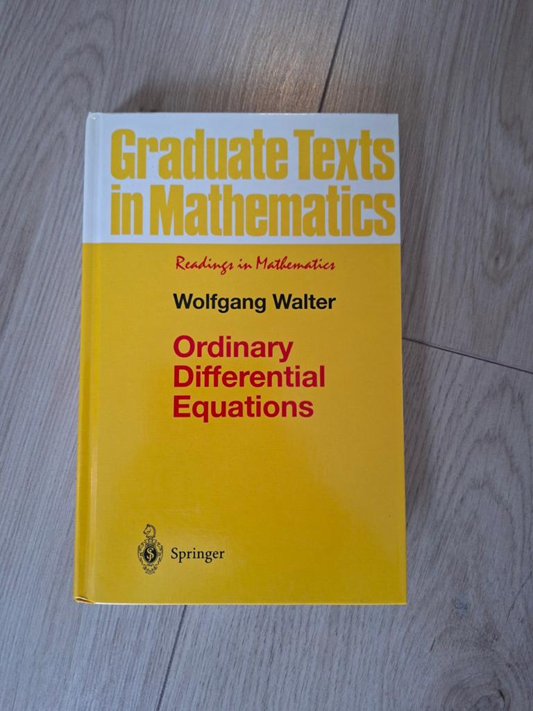 Wolfgang Walter - Ordinary Differential Equations, Ophalen of Verzenden, Beta, Wolfgang Walter, WO