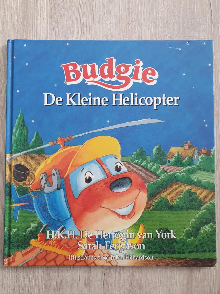 Budgie De Kleine Helicopter - Sarah Ferguson, Gelezen, Ophalen of Verzenden, Sprookjes, Sarah Ferguson