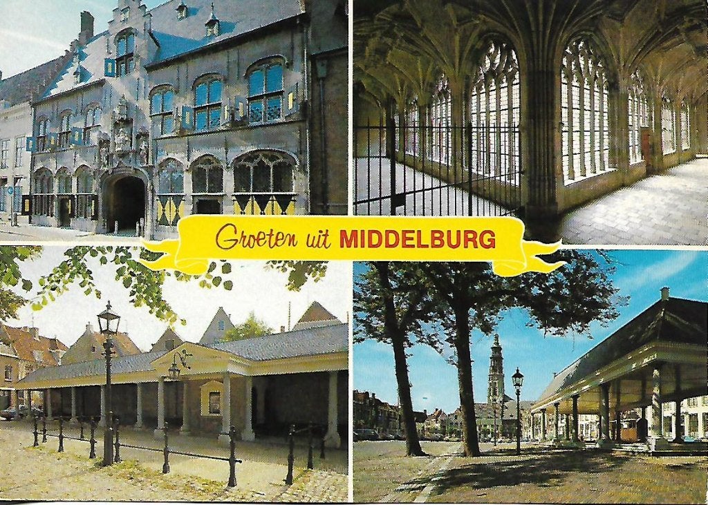 Middelburg- -4-luik., Verzenden, 1980 tot heden, Gelopen, Zeeland