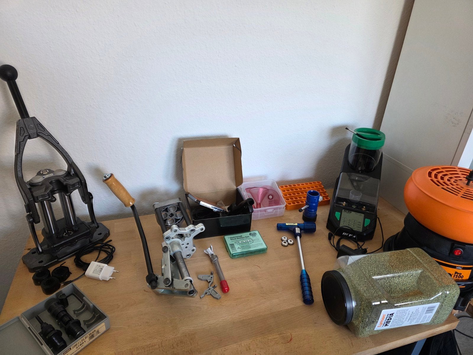 Complete Herlaadset met RCBS Rock Chucker Supreme en meer, Ophalen of Verzenden