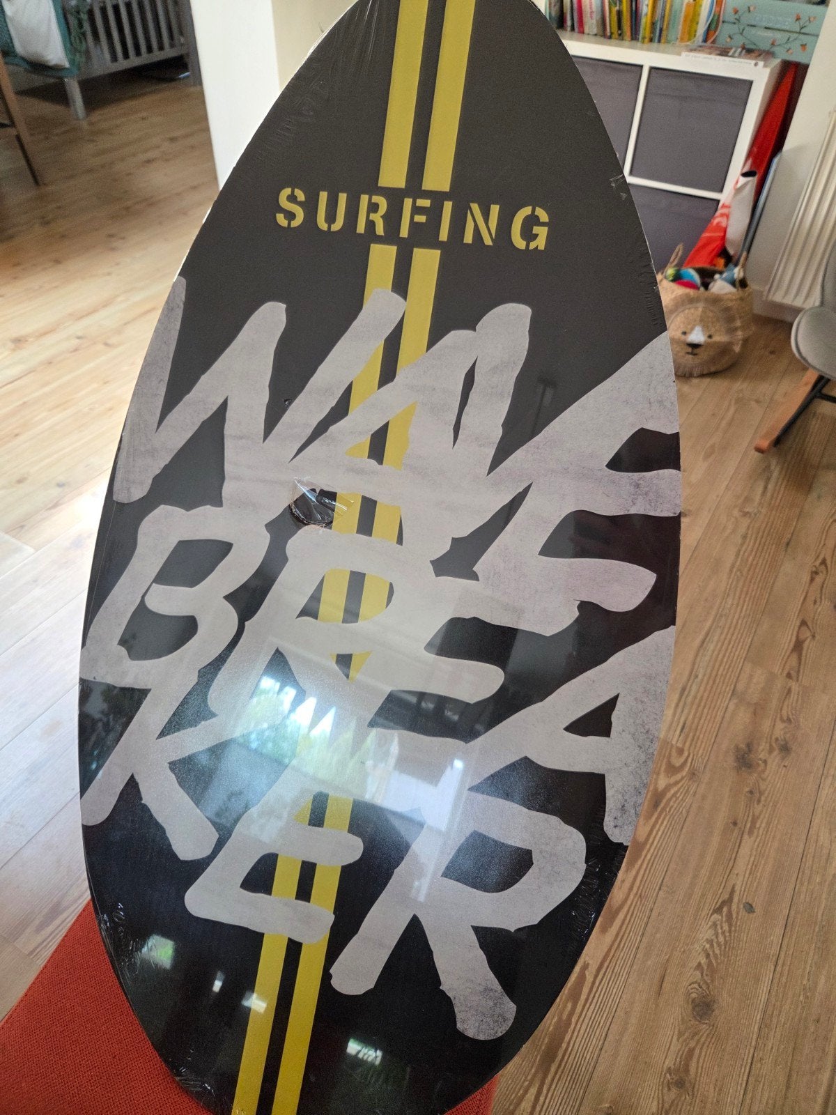 Beschadigd skimboard, Ophalen, Gebruikt