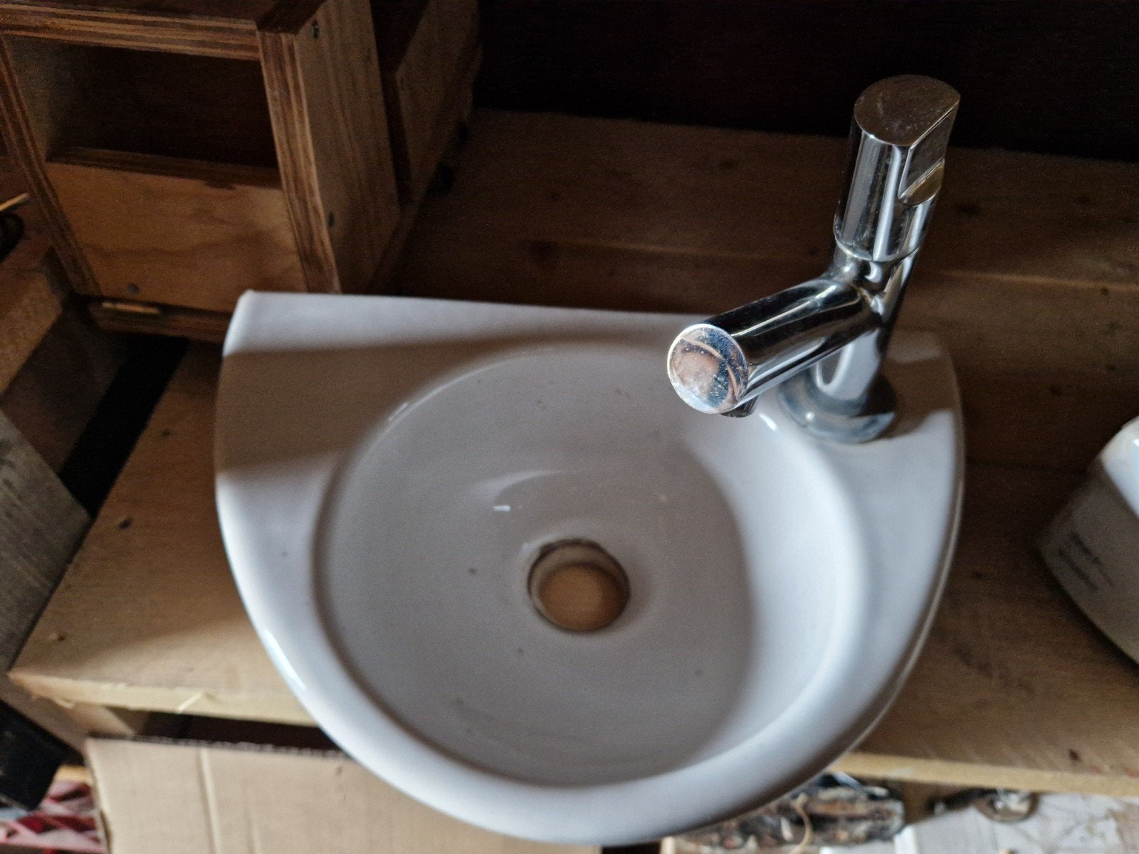 Duravit Starck wastafel met kraan - Zo goed als nieuw, Ophalen of Verzenden, Zo goed als nieuw, Chroom, Wastafel