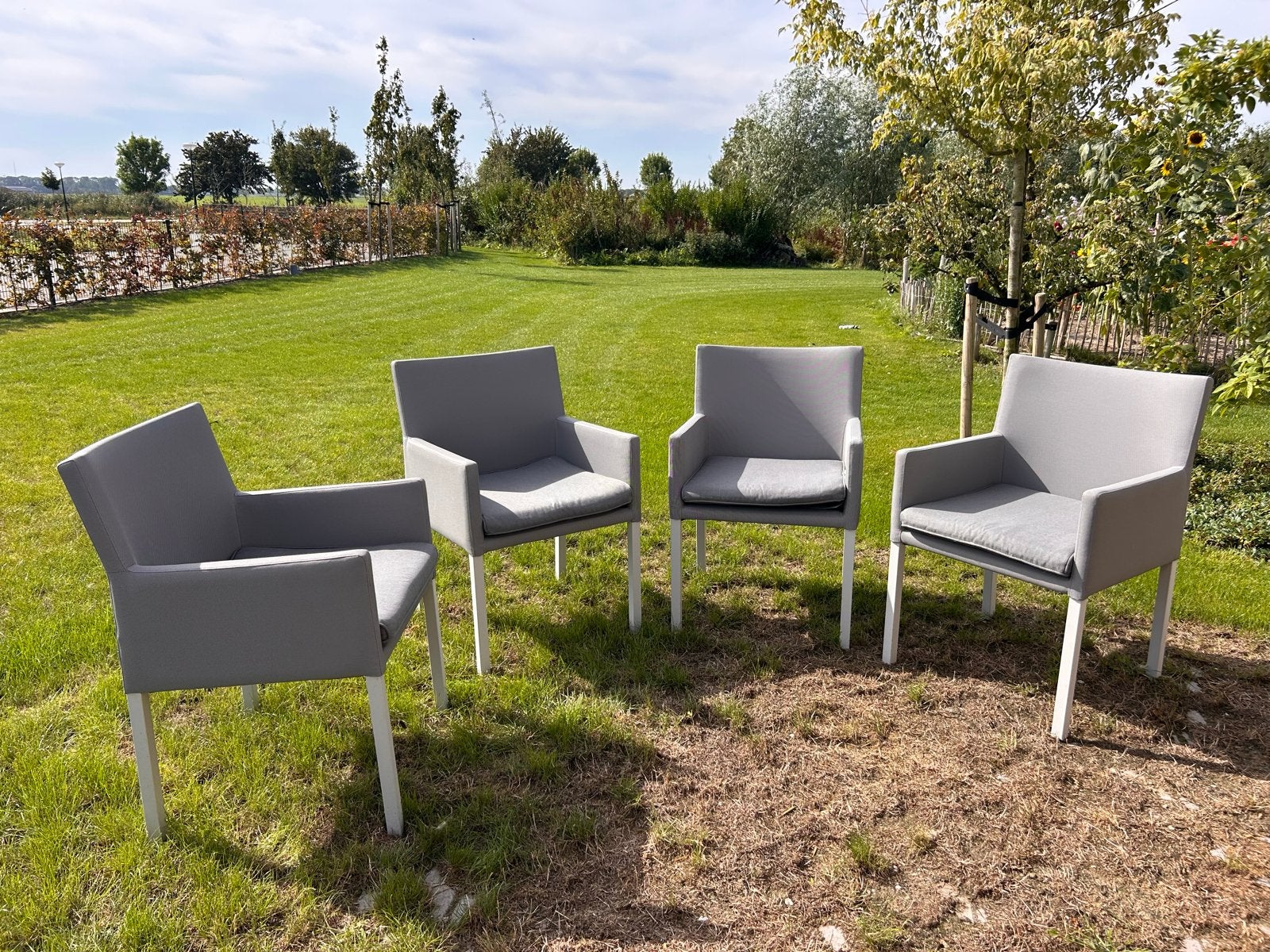 Heerlijke dining stoelen, Tuin en Terras, Ophalen, Zo goed als nieuw, Kunststof
