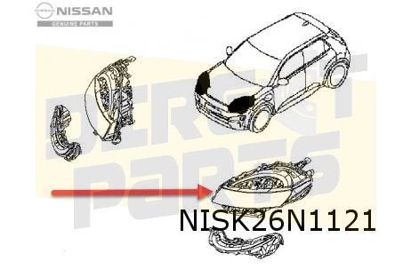 Nissan Micra (9/25-) (K15) (HTB) koplamp Links Origineel! 26, -, Verzenden, -, Nieuw