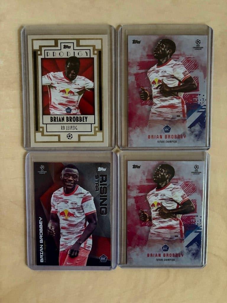 Brian Brobbey Rookie Card Lot - Voetbalkaarten Topps, Ophalen of Verzenden, Buitenlandse clubs, Spelerskaart