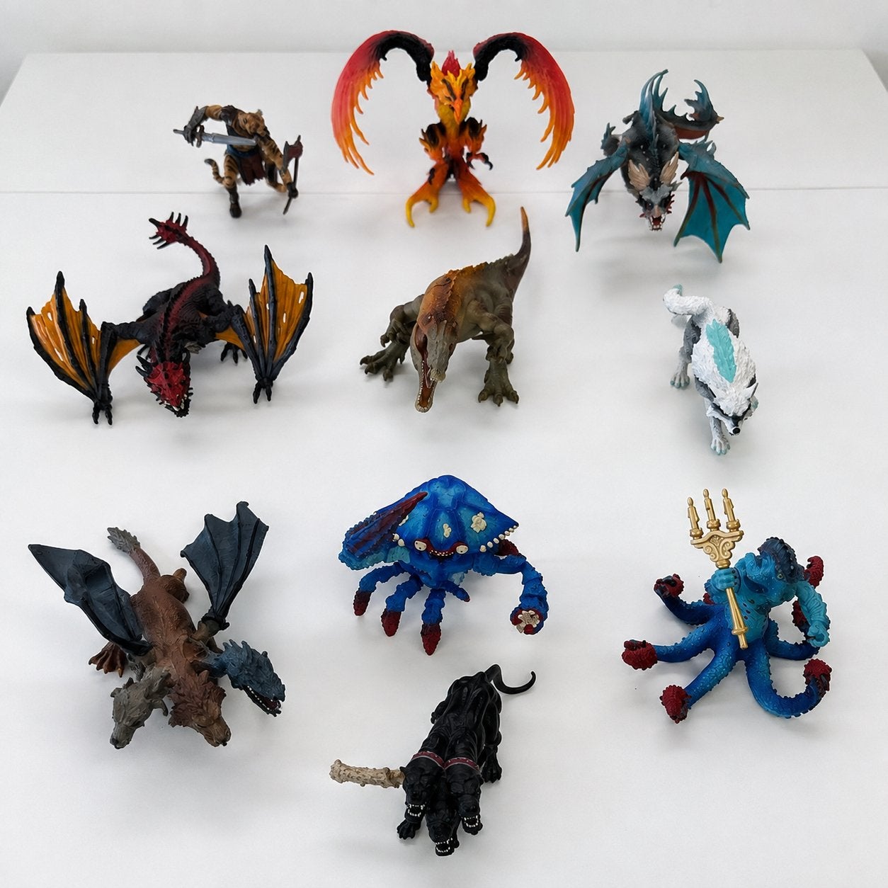 Schleich Eldrador & Papo – 10 draken en monsters, Ophalen of Verzenden, Zo goed als nieuw