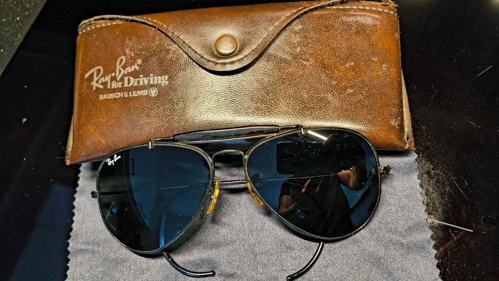 Ray-Ban B&L BLACK 'Rat Tail' Outdoorsman DRIVING- Nieuwstaat, Sieraden, Tassen en Uiterlijk, Zonnebrillen en Brillen | Heren, Ophalen of Verzenden