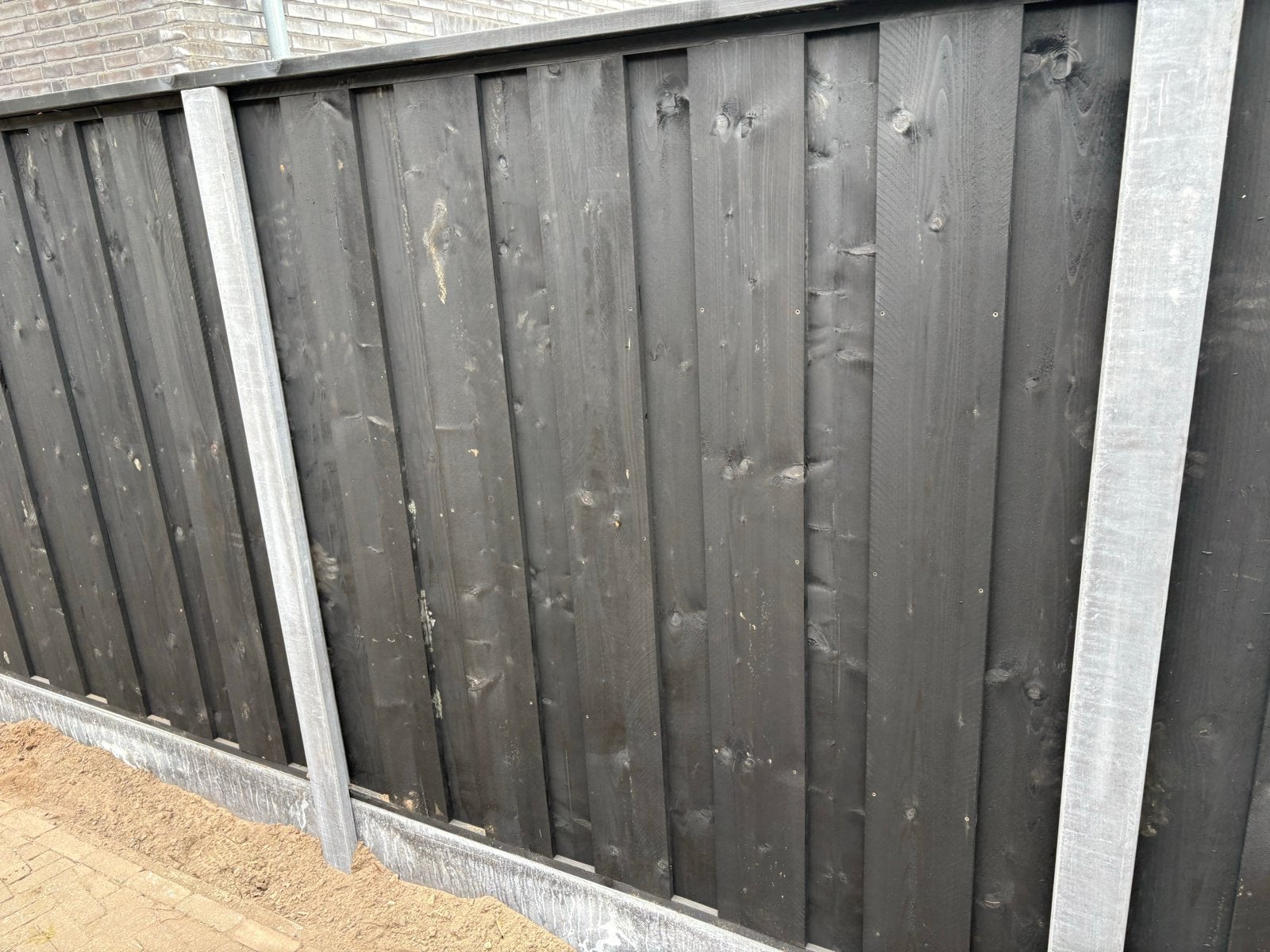Nieuw Zwart Schutting Scherm Rozenheim, Ophalen, 1 tot 2 meter, Minder dan 3 meter, Nieuw