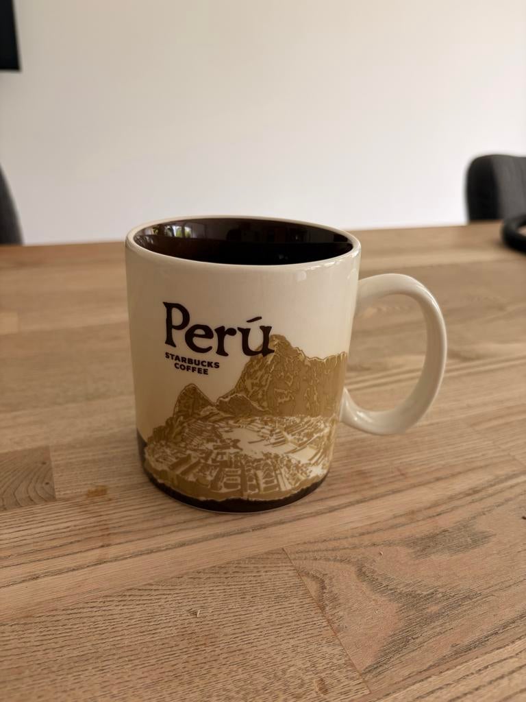 Starbucks Peru icon mok, Overige typen, Ophalen of Verzenden, Zo goed als nieuw, Steen/keramiek