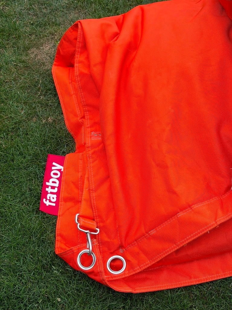 Fatboy buggle outdoor zitzak, Ophalen, Gebruikt, Oranje, Zitzak