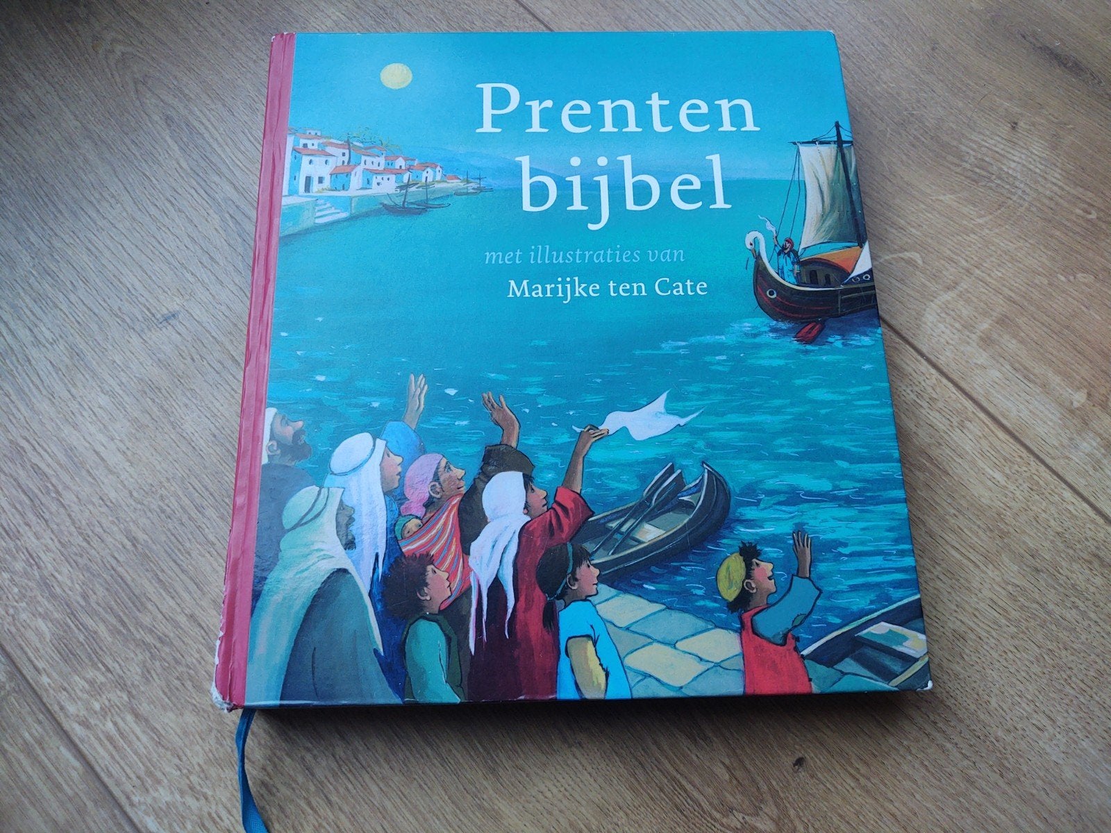 Prentenbijbel met illustraties van Marijke ten Cate, Boeken, Ophalen of Verzenden, Gelezen, Marijke ten Cate, Non-fictie