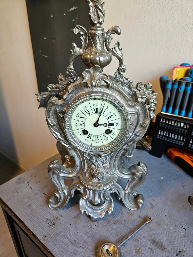 Bronze pendule, Antiek en Kunst, Ophalen of Verzenden