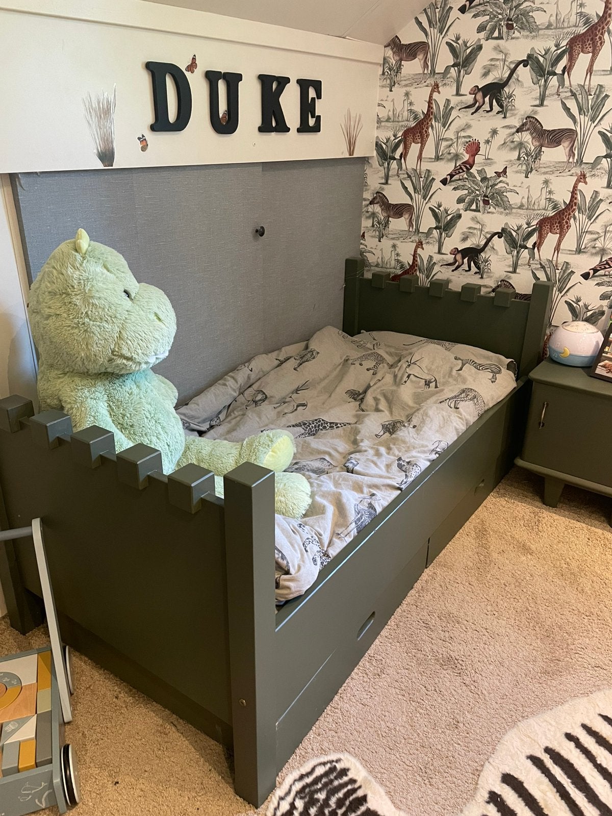 Peuterbed met lades, Ophalen, Gebruikt, 70 tot 85 cm, 140 tot 160 cm