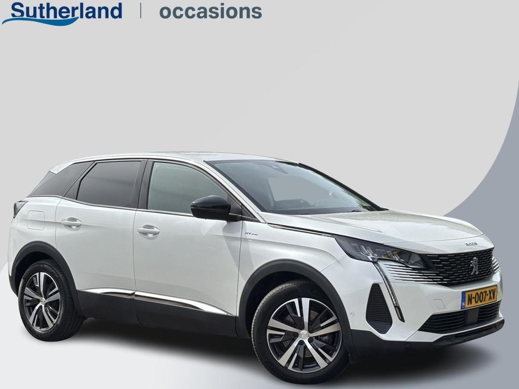 Peugeot 3008 1.6 HYbrid 225 Allure Pack Business 200pk PHEV, Auto's, Peugeot, Euro 6, Leder en Stof, Wit, Bedrijf