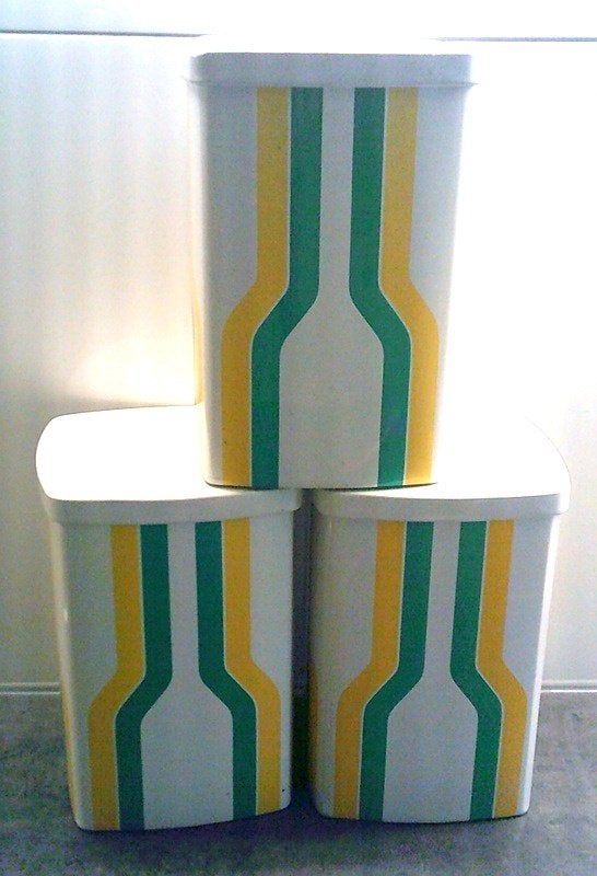 VINTAGE  3 bussen Simel vich spanje geel/groen design, Ophalen of Verzenden, Gebruikt, Overige, Overige merken