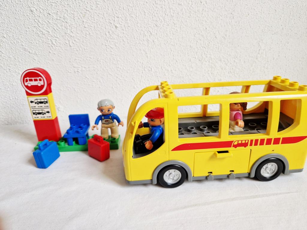 Duplo bus 5636 compleet, Ophalen of Verzenden, Gebruikt, Complete set, Duplo
