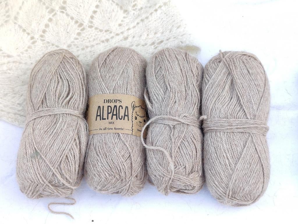 180 gram Drops Alpaca mix 100% alpaca = ruim 600m. Nld 3, Ophalen of Verzenden
