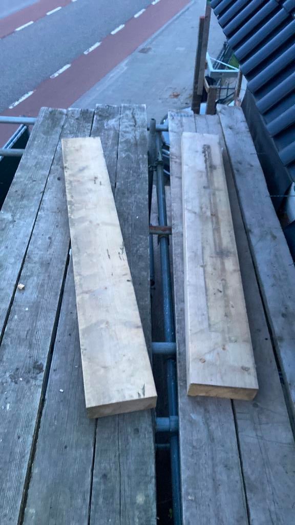 Balk 245x95, Doe-het-zelf en Verbouw, Hout en Planken, Ophalen, Zo goed als nieuw, Balk, Vuren