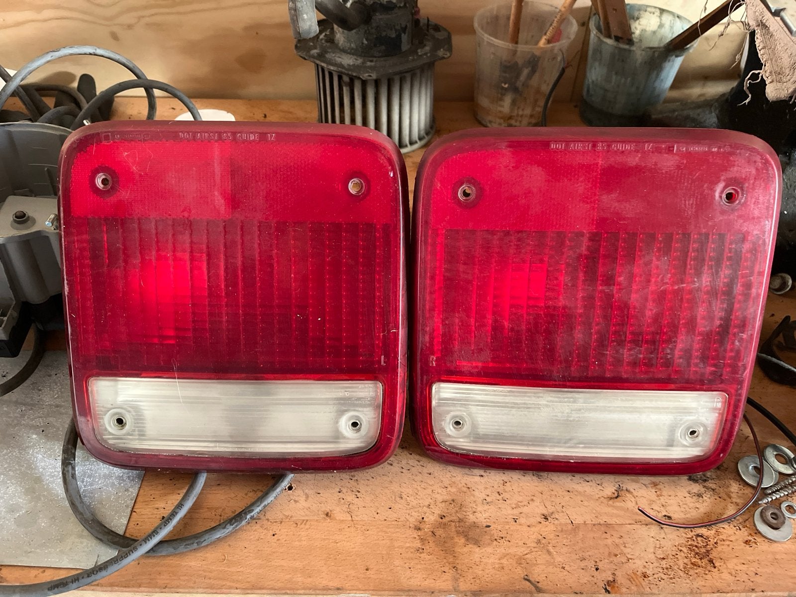 Achterlichten set Chevy Van chevrolet, Ophalen, Gebruikt, Amerikaanse onderdelen