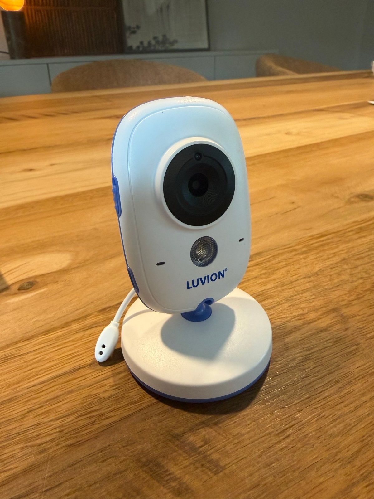 LUVION Easy Babyfoon met Camera en Terugspreekfunctie, Kinderen en Baby's, Ophalen of Verzenden, Zo goed als nieuw, 250 meter of meer