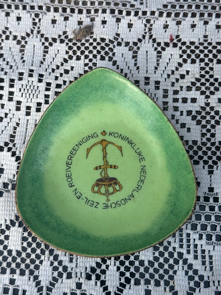 Vintage schaaltje Nederlandsche Zeil- en Roeivereniging, Ophalen of Verzenden