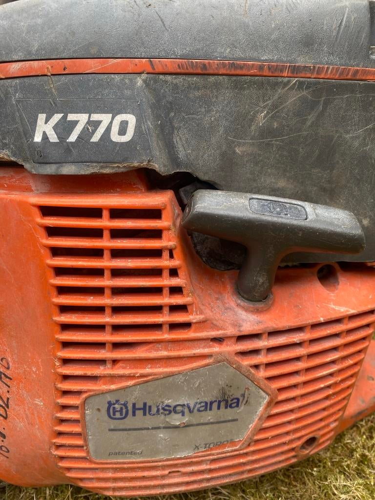 Husqvarna K770 Doorslijper - Krachtige Benzine Doorslijper, Ophalen of Verzenden, Gebruikt, Benzine