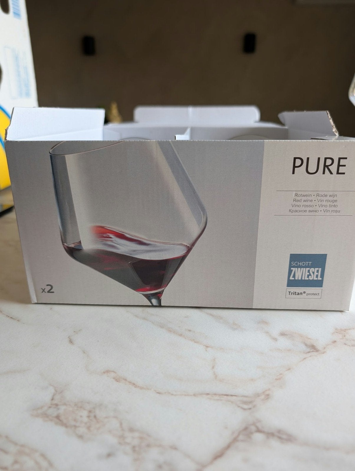 6x Schott Zwiesel PURE Rode Wijnglazen NIEUW, Ophalen, Nieuw, Overige typen