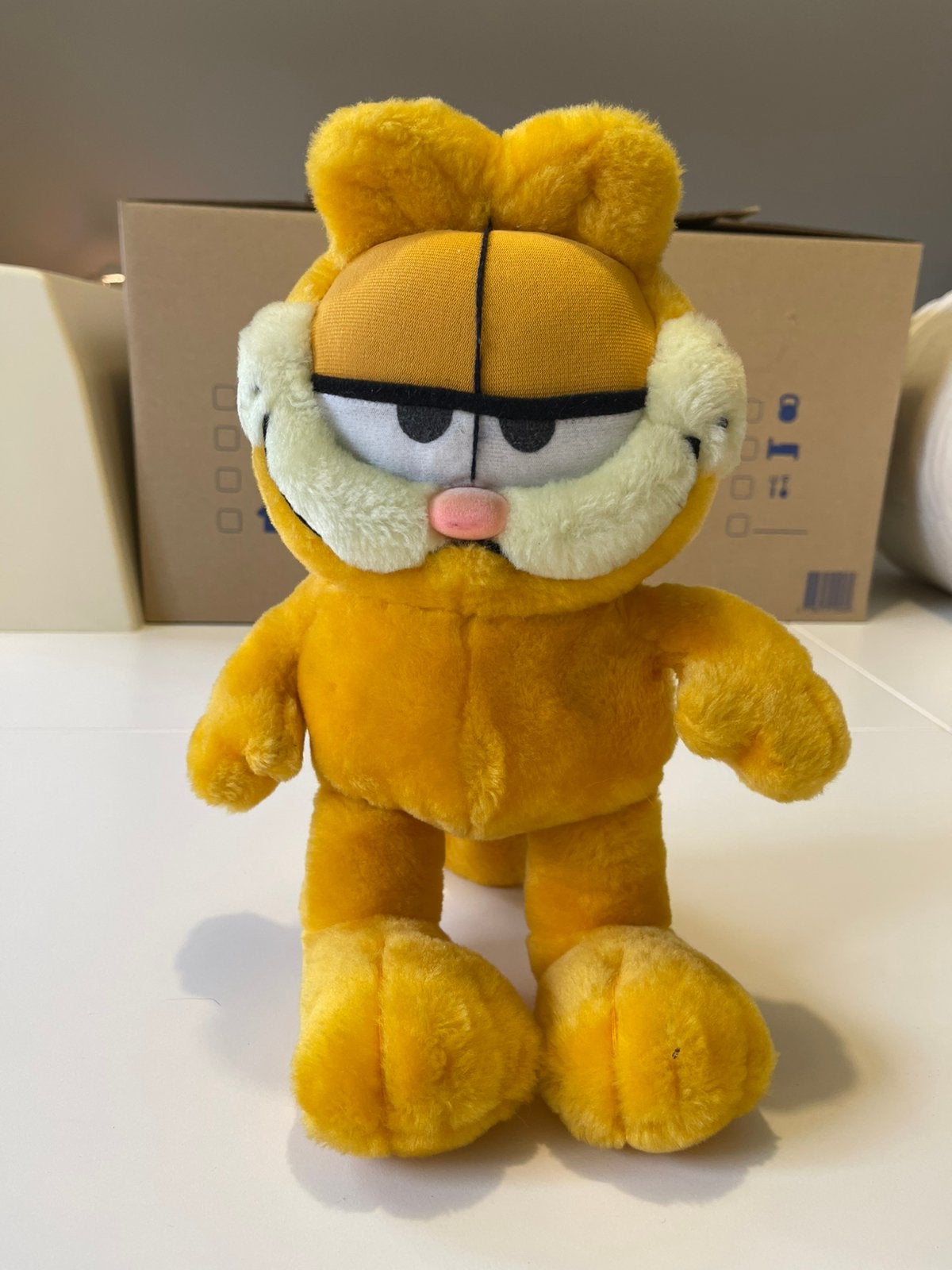 Garfield staand pluche 30 cm groot, Overige karakters, Ophalen of Verzenden, Zo goed als nieuw, Kat