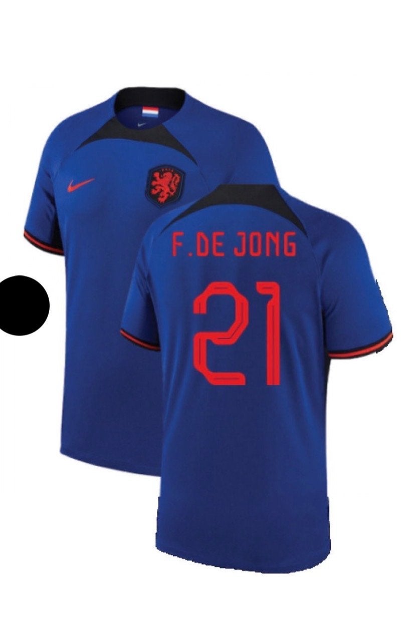 Nederlands Elftal uitshirt 22/23 - Frenkie de Jong - Maat 15, Maat XS of kleiner, Ophalen of Verzenden, Zo goed als nieuw, Shirt