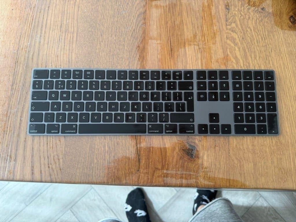 Apple Magic Keyboard met numeriek toetsenblok A1843, Gebruikt, Draadloos, Qwerty, Apple Magic Keyboard