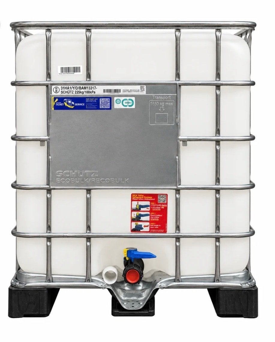 IBC Container 1000L -  regenton, oud papierbak, 150 liter of meer, Ophalen, Gebruikt