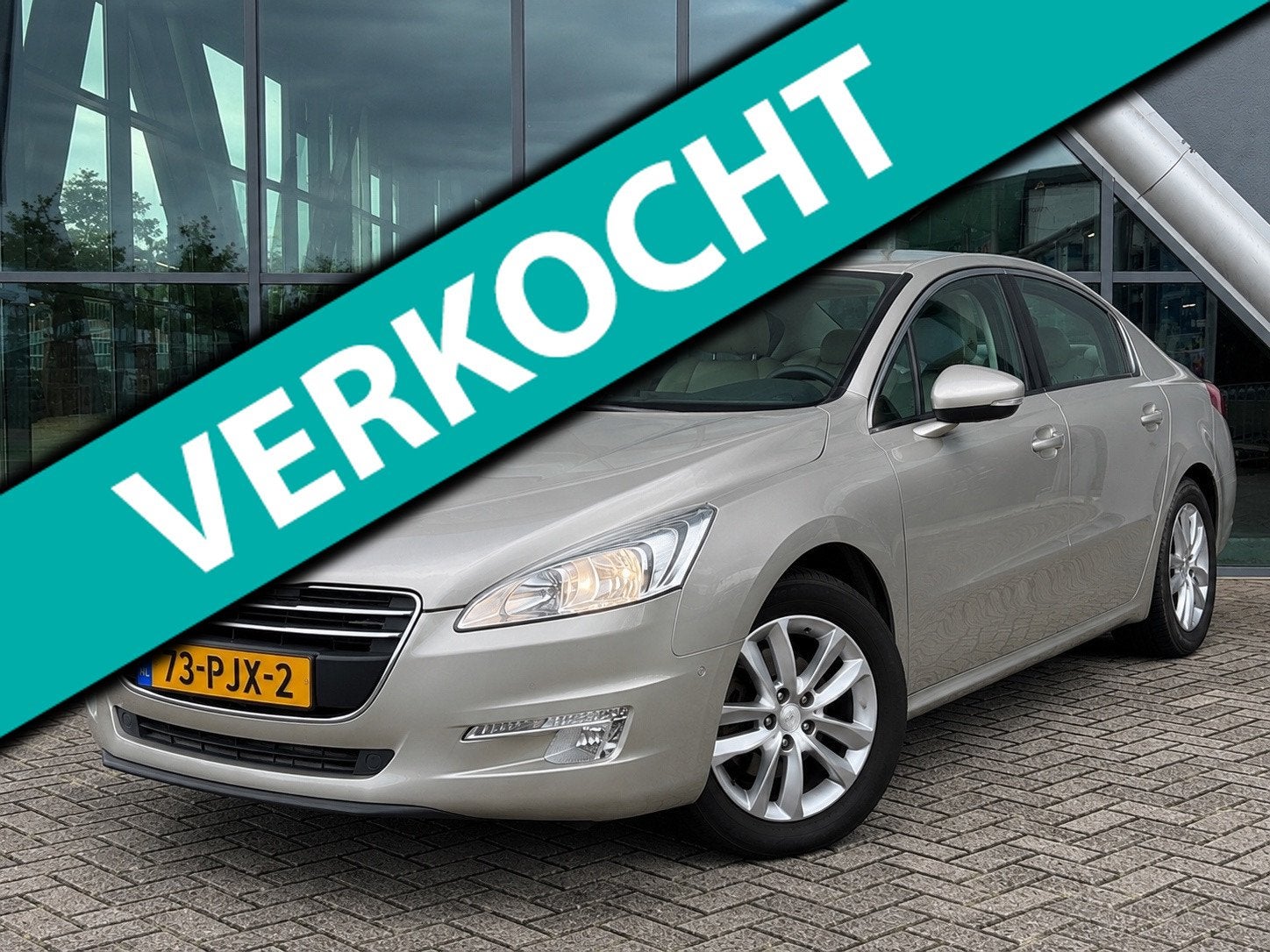 Peugeot 508 1.6 THP Blue Lease Executive Vol Leder, NIEUWSTA, Auto's, Peugeot, Voorwielaandrijving, Gebruikt, Beige, Handgeschakeld