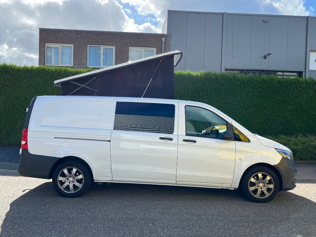 Slaaphefdak / slaap-hefdak voor Mercedes-Benz Vito, Ophalen, Hoefakker 3, Veen, Termeer Campers B.V., Info@termeercampers.nl