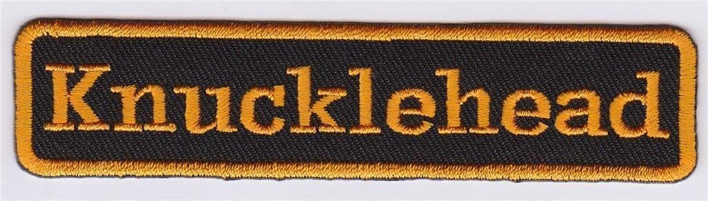 Harley Davidson Knucklehead patch embleem #1, Verzenden, Nieuw