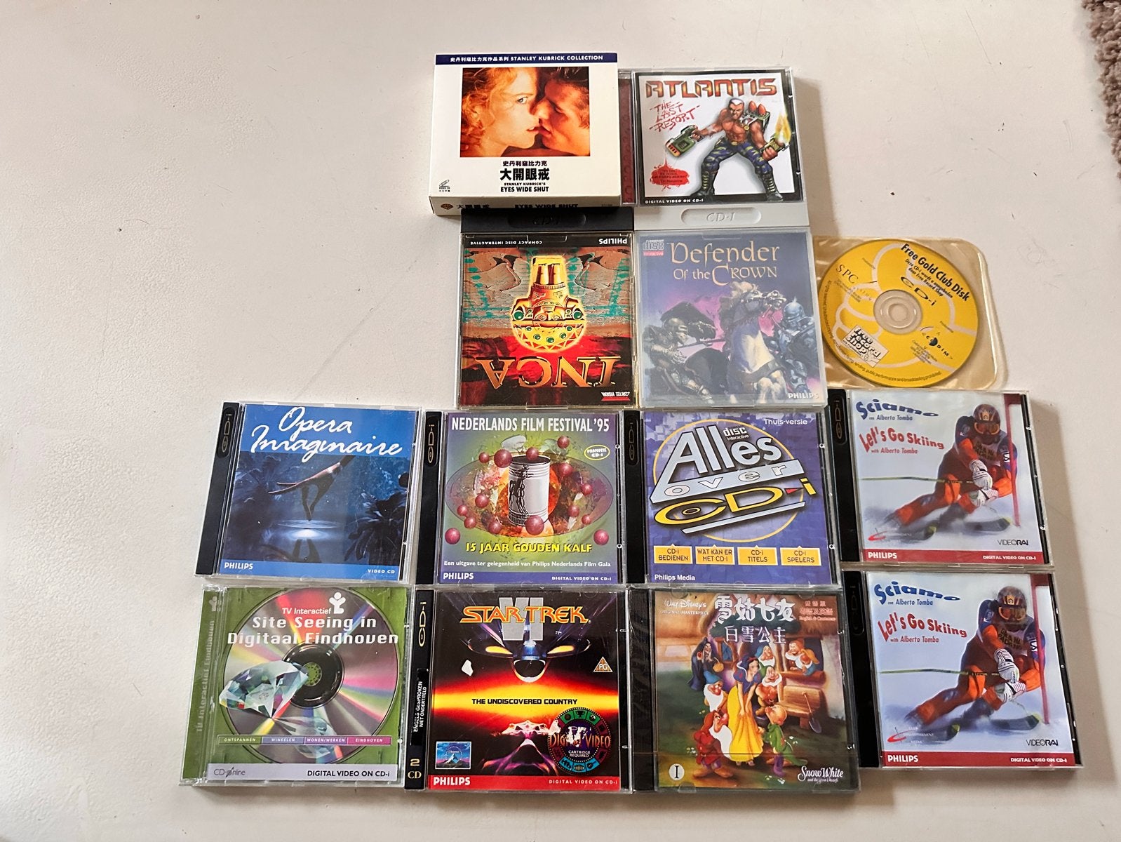 Grote collectie originele CD-i en Video CD's, Ophalen of Verzenden, Gebruikt